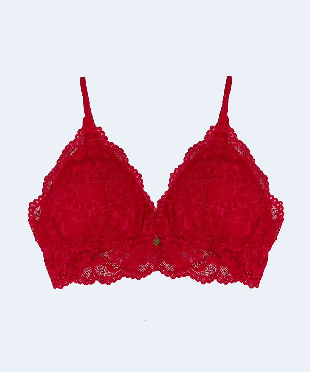 Sutiã de Renda com Bojo Removível - JACKIE LINGERIE - Image 8