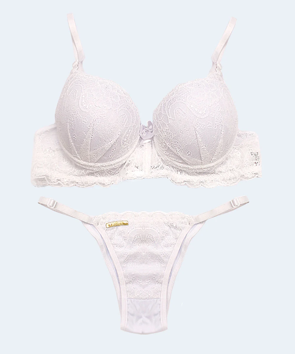 Conjunto de Renda Mini Corpete Calcinha String - FEMME FATALLE - Image 7
