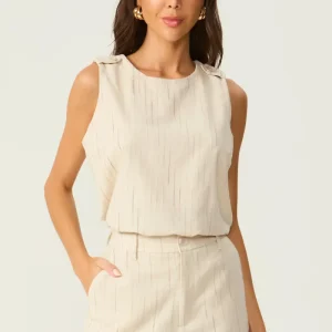 Blusa linho natural Fato Básico