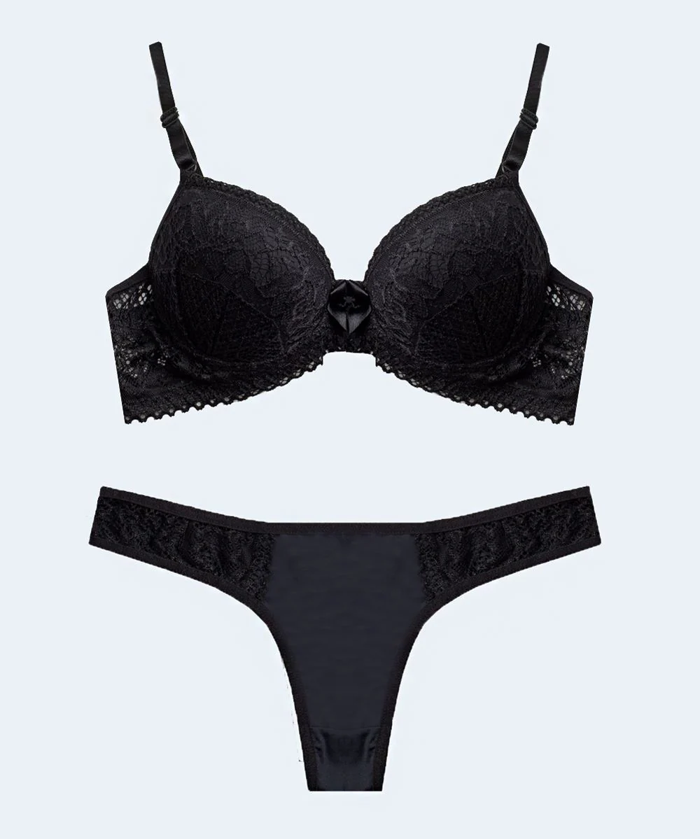 Conjunto de Renda com Calcinha Fio Duplo - FEMME FATALLE - Image 6