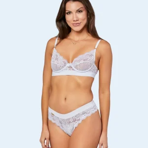 Conjunto de Renda Sem Bojo com Aro e Elástico - FEMME FATALLE