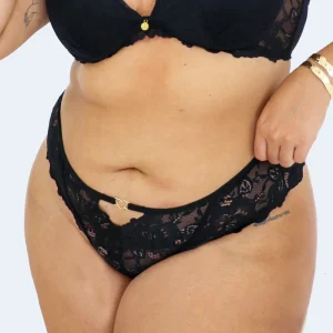 Calcinha Fio Detalhe Coração Plus Size - JACKIE