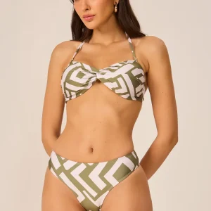 Biquini estampado verde Fato Básico