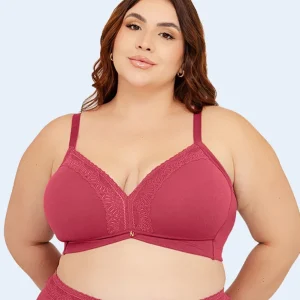 Sutiã Plus Size Top Bojo Tri Redutor Renda - NAYANE