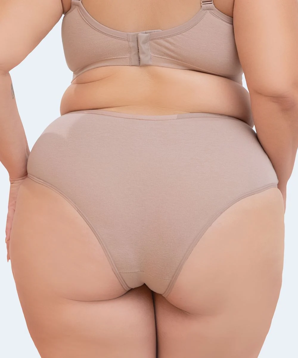 Calcinha Alta Algodão Plus Size (Linha Básica) - SANTA PASSION - Image 9