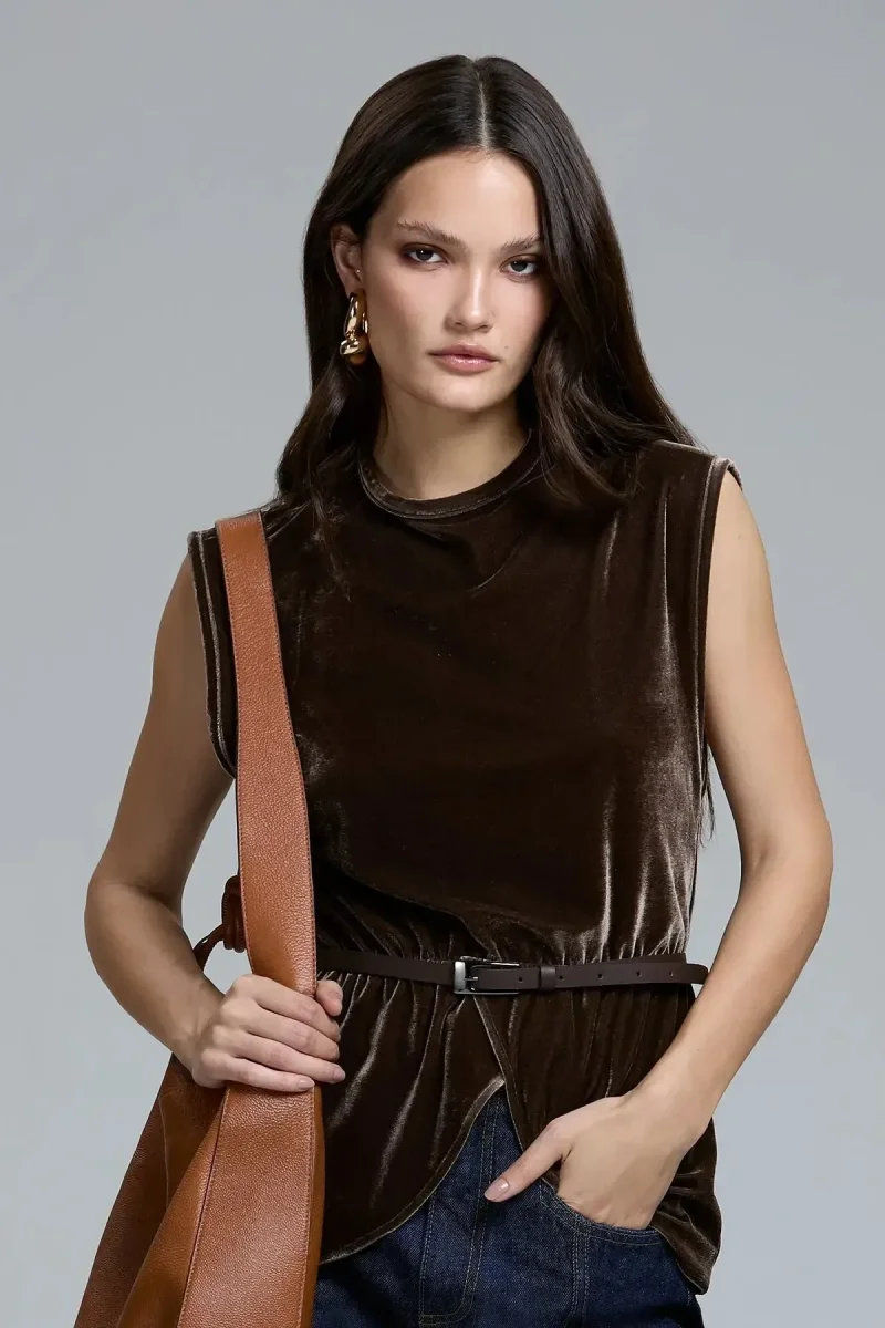 Blusa Ana Marrom