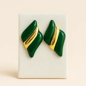 Brincos Eclipse Verde