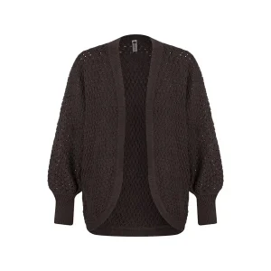 Casaco Tricot Margot Marrom