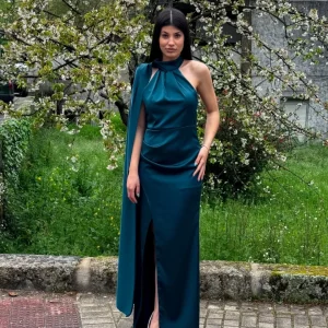 Vestido Martina | Verde Petróleo