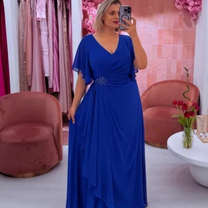 Vestido Urania | Azul – Plus Size