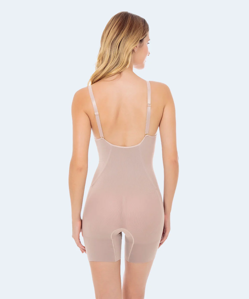 Body Modelador Com Bojo Com Pernas - PLIE - Image 5