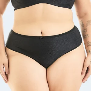 Calcinha Microfibra Trabalhada Fio Duplo Plus Size (Coleção Confort Atemporal) - VI LINGERIE
